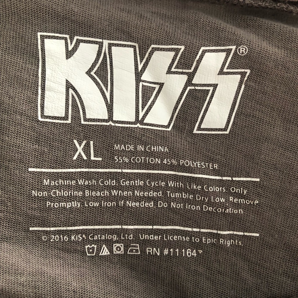 KISS Spirit of ‘76 Sleeveless Top Shirt sz XL - Picture 5 of 6